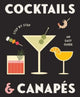 Book cover of: Cocktails and Canapes Step by Step: An Easy Guide. By: Rockpool