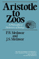 Book cover of: Aristotle to Zoos. By: P. B. Medawar