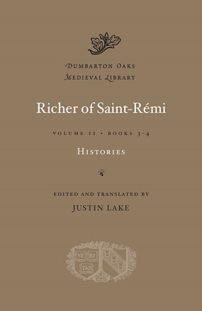 Book cover of: Histories. By: Richer of Saint-Rémy