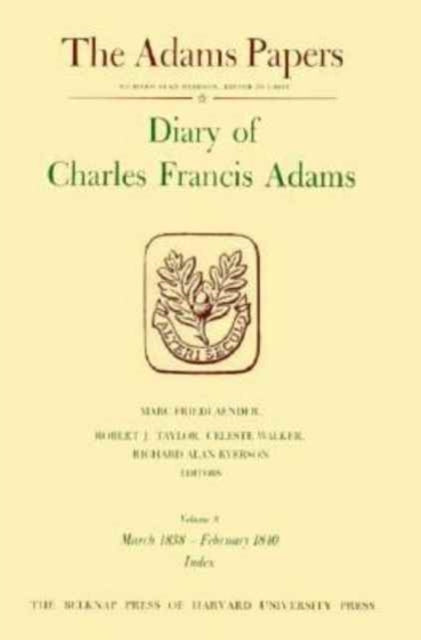 Book cover of: Diary of Charles Francis Adams. By: Charles Francis Adams Jr.