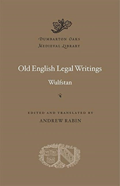 Book cover of: Old English Legal Writings. By: Wulfstan