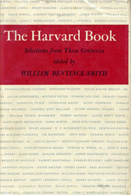 Book cover of: Harvard Book. By: William Bentinck-Smith