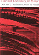 Book cover of: Harvard Dictionary of Music. By: Willi Apel