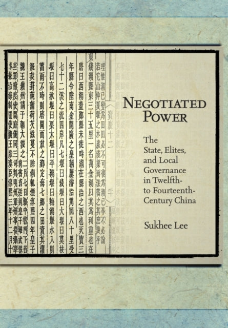 Book cover of: Negotiated Power. By: Sukhee Lee