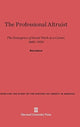 Book cover of: Professional Altruist. By: Roy Lubove