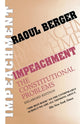 Book cover of: Impeachment. By: Raoul Berger