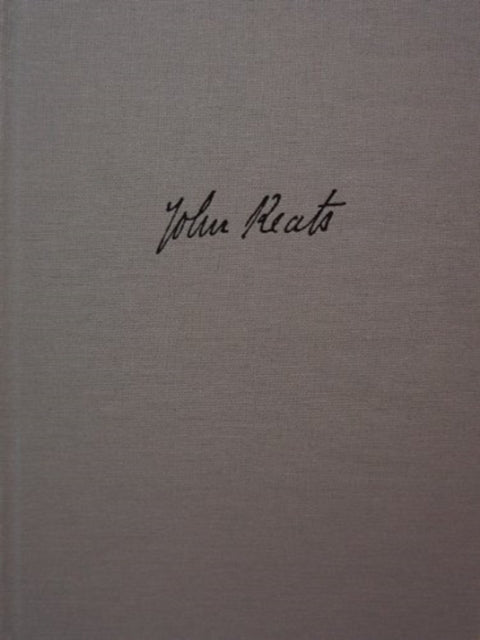 Book cover of: John Keats: Poetry Manuscripts at Harvard