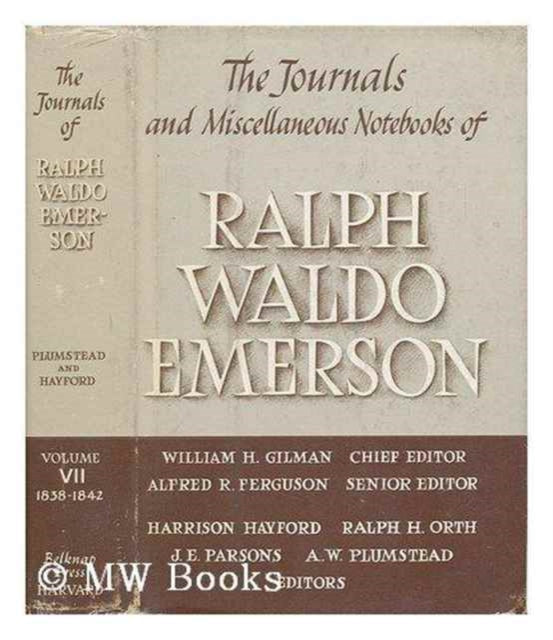 Book cover of: Journals and Miscellaneous Notebooks of Ralph Waldo Emerson. By: Ralph Waldo Emerson
