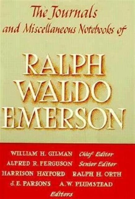 Book cover of: Journals and Miscellaneous Notebooks of Ralph Waldo Emerson. By: Ralph Waldo Emerson