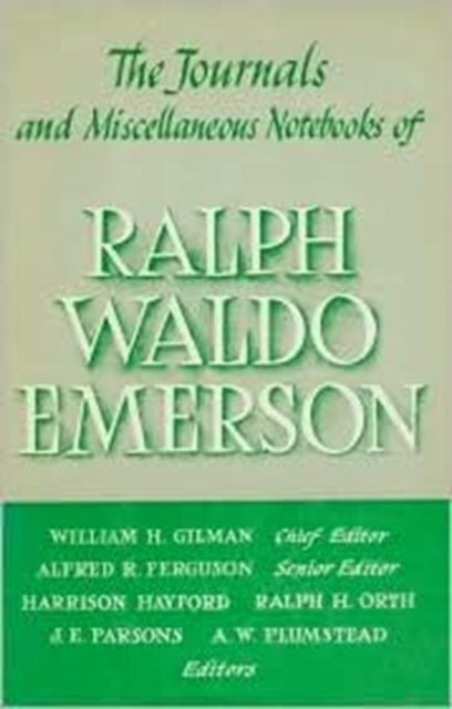 Book cover of: Journals and Miscellaneous Notebooks of Ralph Waldo Emerson. By: Ralph Waldo Emerson