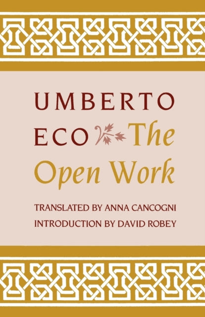 Book cover of: Open Work