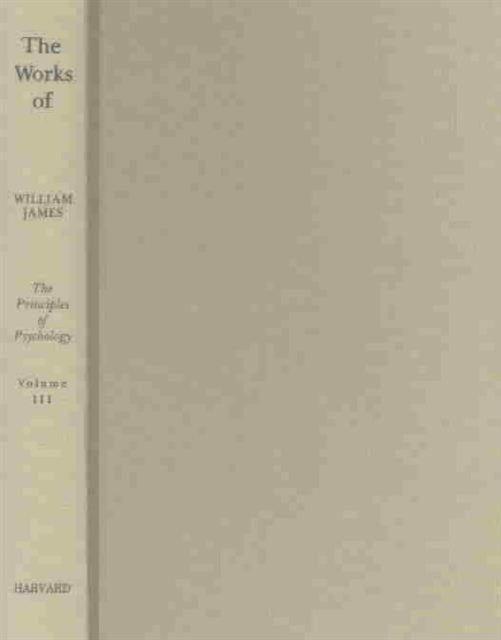Book cover of: The Principles of Psychology