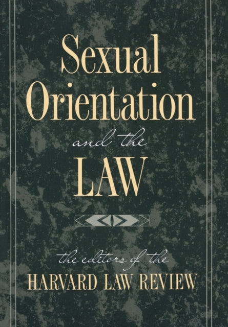 Book cover of: Sexual Orientation and the Law