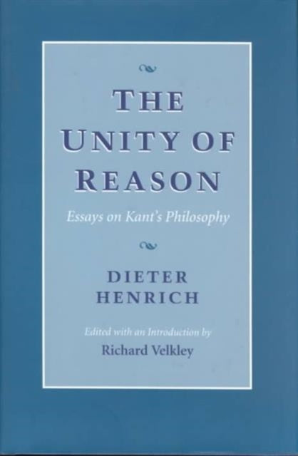 Book cover of: Unity of Reason