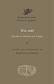 Book cover of: Tria sunt
