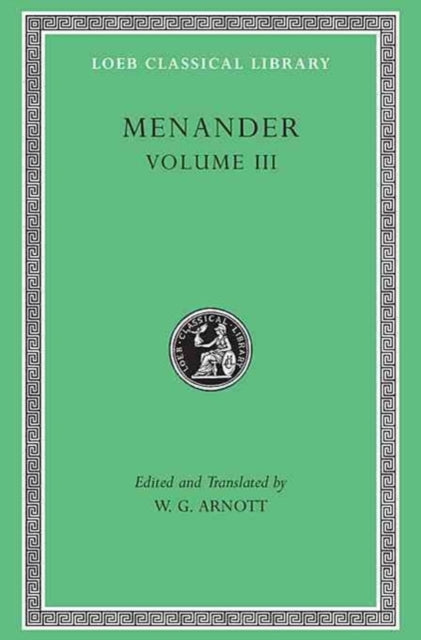 Book cover of: Menander, Volume III. By: Menander of Athens