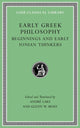 Book cover of: Early Greek Philosophy, Volume I