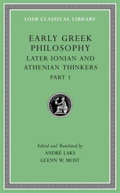 Book cover of: Early Greek Philosophy, Volume VI
