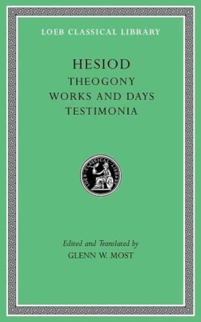 Book cover of: Theogony. Works and Days. Testimonia. By: Hesiod