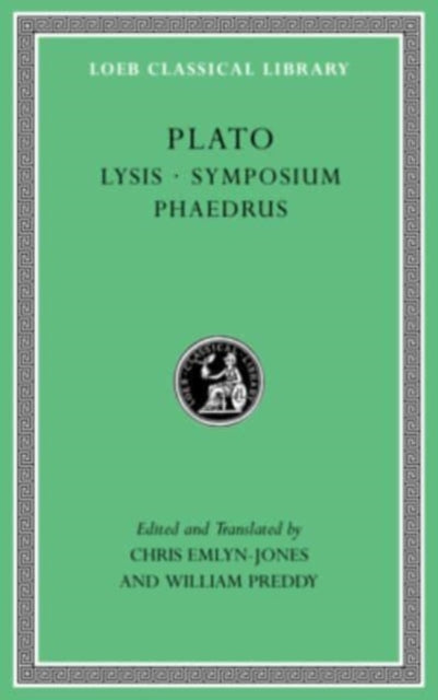 Book cover of: Lysis. Symposium. Phaedrus. By: Πλάτων
