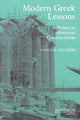 Book cover of: Modern Greek Lessons. By: James D. Faubion