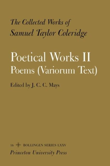 Book cover of: Collected Works of Samuel Taylor Coleridge, Vol. 16, Part 2
