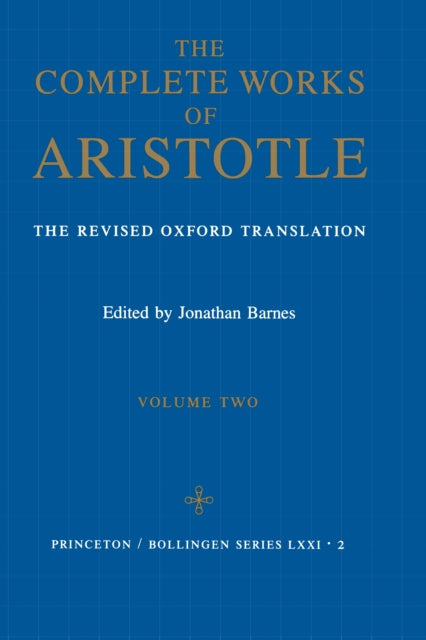 Book cover of: Complete Works of Aristotle, Volume Two