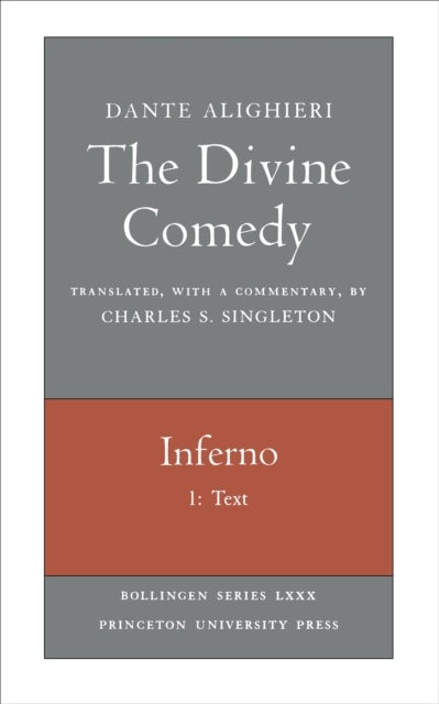 Book cover of: Divine Comedy, I. Inferno, Vol. I. Part 1. By: Dante Alighieri