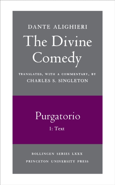 Book cover of: Divine Comedy, II. Purgatorio, Vol. II. Part 1. By: Dante Alighieri
