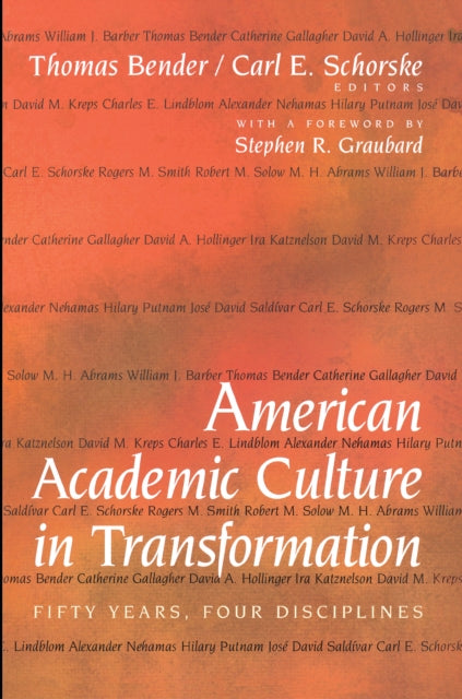 Book cover of: American Academic Culture in Transformation