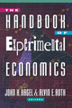 Book cover of: Handbook of Experimental Economics