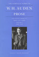 Book cover of: Complete Works of W. H. Auden: Prose, Volume I. By: W. H. Auden