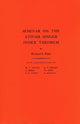 Book cover of: Seminar on the Atiyah-Singer Index Theorem