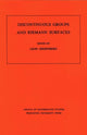 Book cover of: Discontinuous Groups and Riemann Surfaces. By: Leon Greenberg