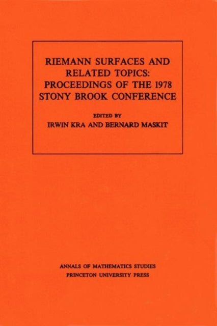 Book cover of: Riemann Surfaces and Related Topics