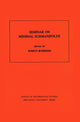 Seminar On Minimal Submanifolds