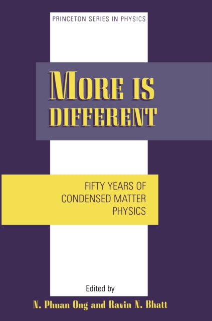 Book cover of: More is Different