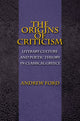Book cover of: Origins of Criticism. By: Andrew Ford