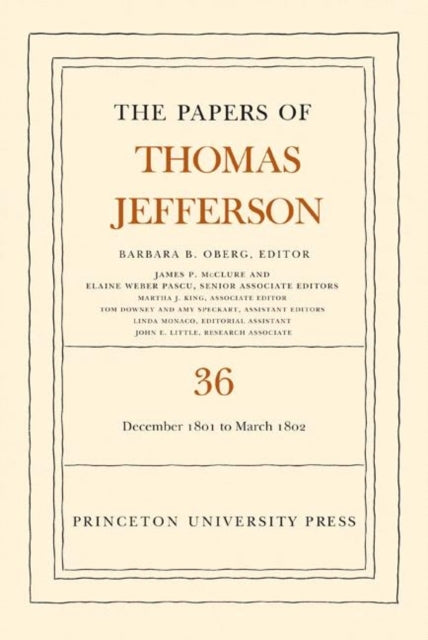 Book cover of: Papers of Thomas Jefferson, Volume 36
