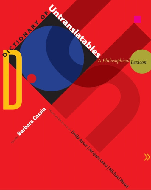 Book cover of: Dictionary of Untranslatables