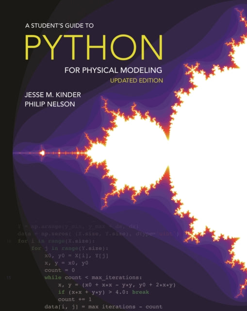Book cover of: Student's Guide to Python for Physical Modeling. By: Jesse M. Kinder