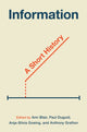 Book cover of: Information. By: Ann Blair