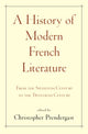 Book cover of: History of Modern French Literature