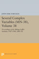 Book cover of: Several Complex Variables. By: John Erik Fornaess