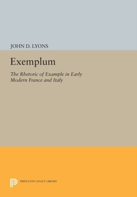Book cover of: Exemplum. By: John D. Lyons