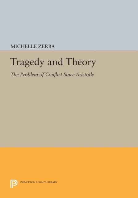 Book cover of: Tragedy and Theory. By: Michelle Zerba