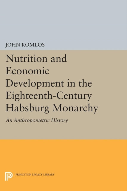 Book cover of: Nutrition and Economic Development in the Eighteenth-Century Habsburg Monarchy. By: John Komlos