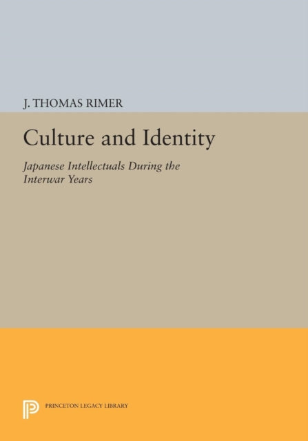 Book cover of: Culture and Identity. By: J. Thomas Rimer