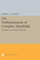 Book cover of: On Uniformization of Complex Manifolds. By: Robert C. Gunning