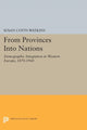 Book cover of: From Provinces into Nations. By: Susan Cotts Watkins